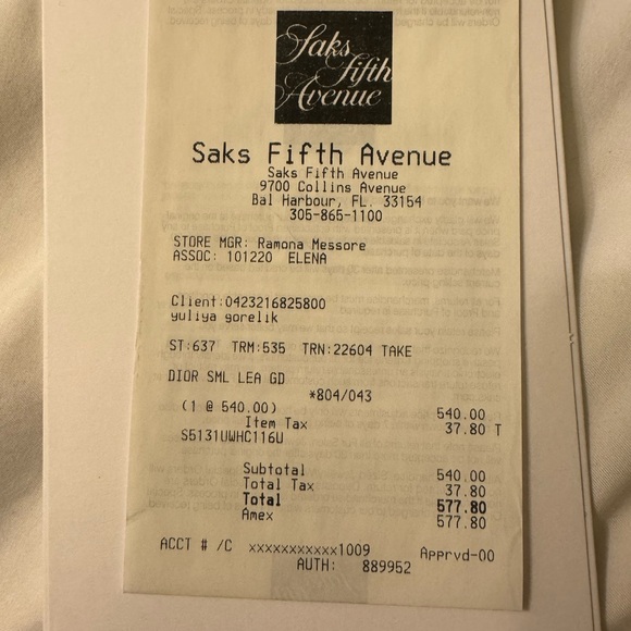 Dior Beige Quilted Leather Wristlet - Picture 3 of 3